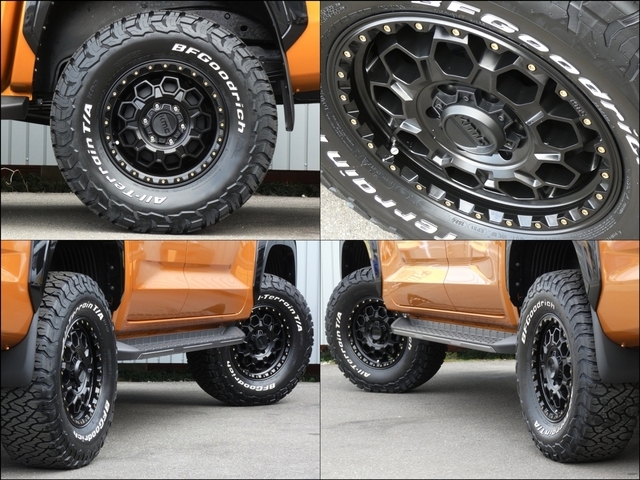 KMC　KM545TREK×BFGoodrichATKo3ホワイトレタータイヤ