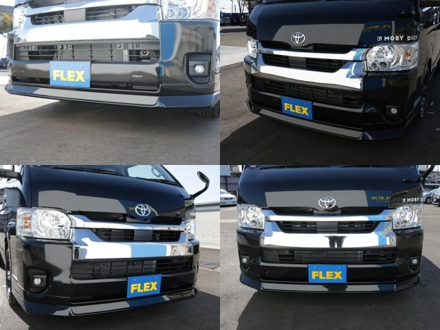 デルフィーノラインフロントスポイラー装着済み！！フェイスが一気にかっこよくなり引き締まりもよくなります♪