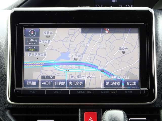 機能多彩な9型SDナビに地デジも装備！Bluetoothオーディオも使用できます！