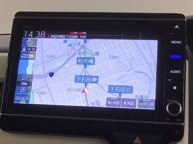 ギャザズナビ搭載です。知らない道も安心ですね！
