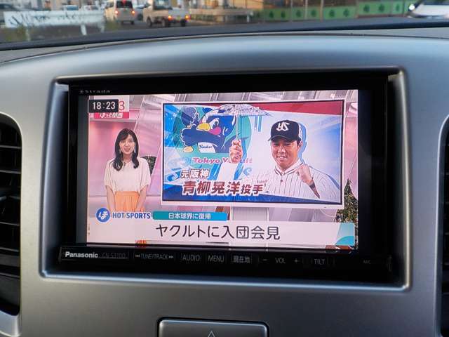 Bluetoothオーディオ内臓フルセグ地デジナビTV　DVDビデオ　BTスマホ接続　ハンズフリー電話　タッチパネルディスプレイ