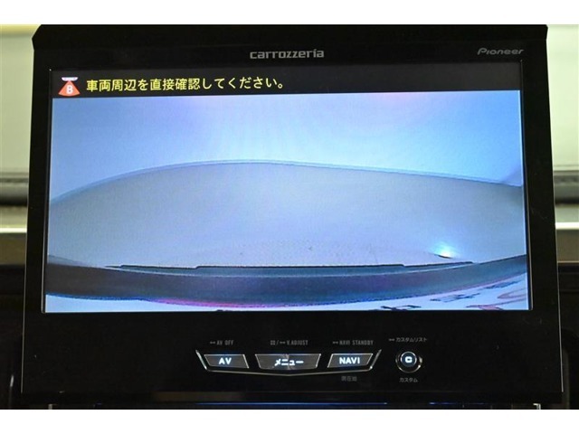 バックガイドモニター付きです。駐車が苦手な人も安心です！