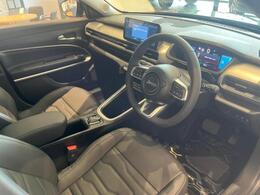 シンプルな車内空間