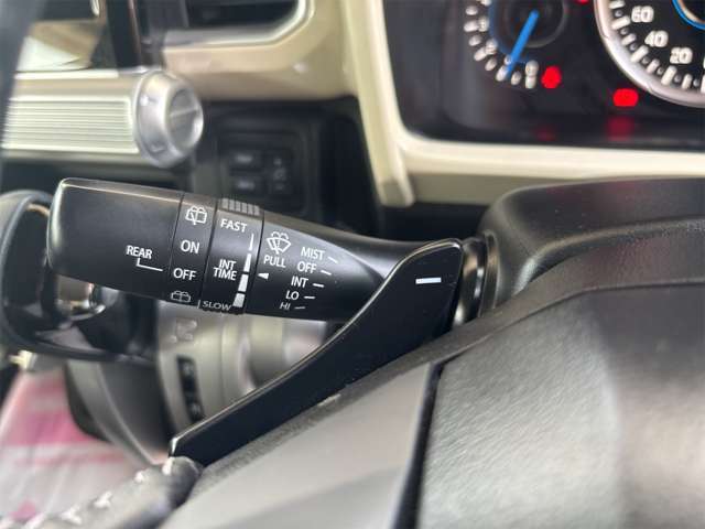 フロントワイパー微調整できます