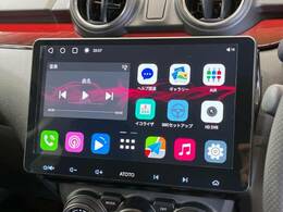 【10.1型Androidディスプレイオーディオ】AppleCarPlay・Androidautoにも対応！多彩なメディアをお楽しみ頂けます。