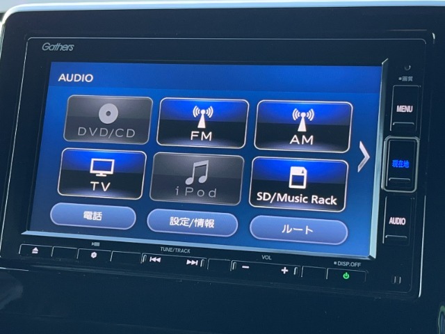 純正ナビです。AM/FM、CDはもちろんBluetoothでお好きな音楽お楽しみいただけます。