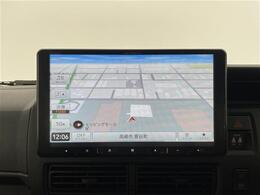 【9インチフローティングナビ】ナビ利用時のマップ表示は見やすく、いつものドライブがグッと楽しくなります！