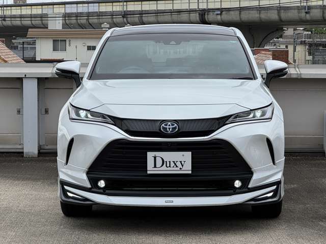 トヨタ　ハリアー　ハイブリッド　Zレザーパッケージ　モデリスタエアロ　調光パノラマルーフ　デジタルインナーミラー　パノラミックビューモニター　ブラインドスポットモニター　スペアタイヤ　ベンチレーション
