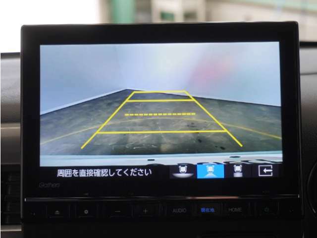 ◆バックカメラ◆リバースにするだけで映ります、後方の安全確認や、狭い駐車場での車庫入れ、雨の日や夜間など視界の悪い時に便利です！安全にバックする為には欠かせない装備です。