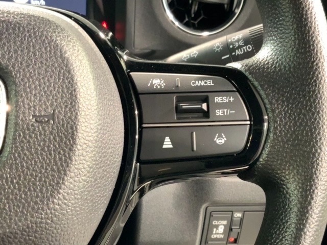 クルーズコントロールを装備しています。高速道路などで一定の速度で走ってくれるので運転が楽ですよ！速度を設定できますので、スピードの出しすぎにも注意できます。