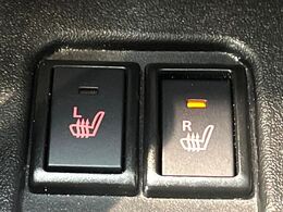 【シートヒーター】寒い日に重宝するシートヒーター！エアコンより早く温まってくれるので寒がりの人も安心ですね♪エアコンの温風は乾燥するから苦手、という方にもをおすすめです。