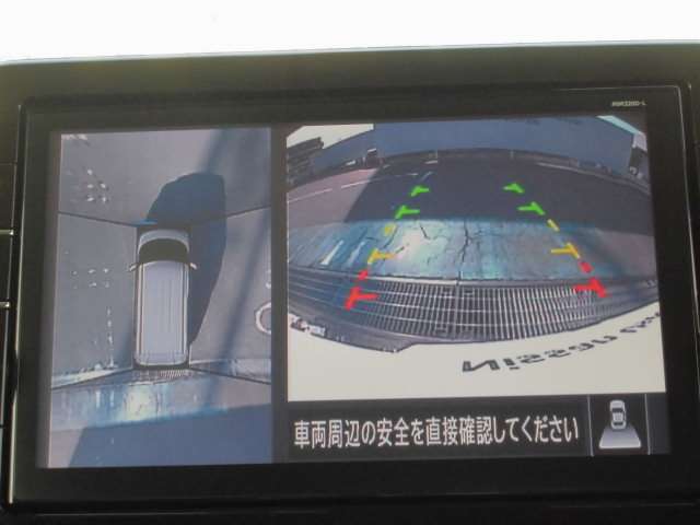 便利な全方向モニター装備です。