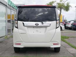 真後ろから見た状態です。