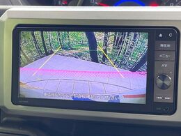 【バックカメラ】駐車時に後方がリアルタイム映像で確認できます。大型商業施設や立体駐車場での駐車時や、夜間のバック時に大活躍！運転スキルに関わらず、今や必須となった装備のひとつです！