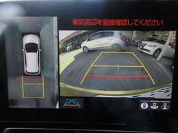 お車を上から見下ろしたような視点で駐車できる便利なパノラミックビューモニターも装備しています！