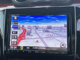 ナビ利用時のマップ表示は見やすく、いつものドライブがグッと楽しくなります！