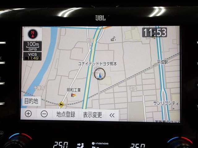 ナビ付なので、遠出の際も道に迷うことはありません♪安心してドライブをエンジョイして下さい♪