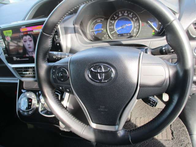 ステアリングスイッチにて細かな車両設定もカスタマイズ出来ます。