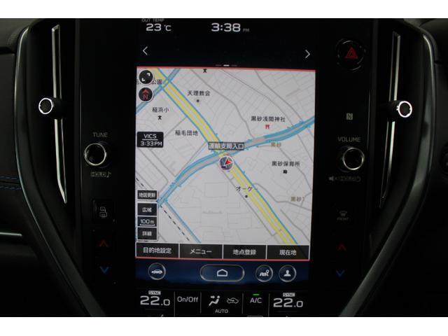 11.6インチのセンターインフォメーションディスプレイ装備！ナビ・オーディオ・空調コントロール・車両等々、多岐にわたる情報の表示と切り替えが可能です！表示はナビ地図です。