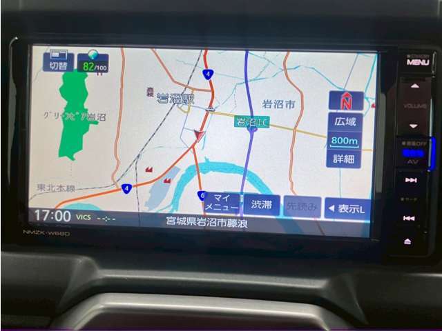 純正7インチナビ【NMZK-W68D】フルセグTV/Bluetooth/CD/DVD/USB/バックカメラ