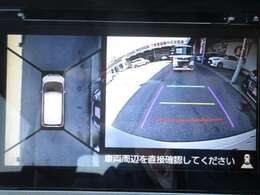お車を上から見下ろしたような視点で駐車できる便利な全方位モニターも装備しています！