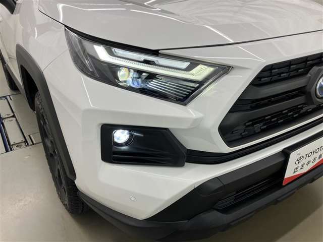 LEDヘッドライトです。デザイン性がよくとても明るいので、夜間の走行や悪天候でも安心です。しかも長寿命！