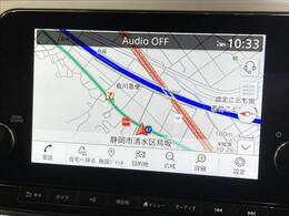 【純正ナビ】一体感のあるナビは、高級感ある車内を演出してくれます。Bluetooth再生などオーディオ機能も充実しておりますので、運転もより楽しめます♪
