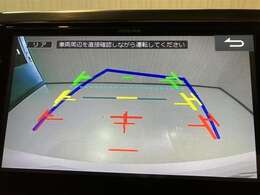 バックモニター付きで駐車もらくらく！