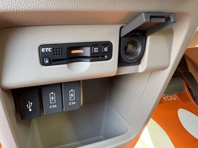 便利なETC付き！高速道路もストレスなく快適です♪ETC装着車の恩恵も…♪普段使わなくても付いていれば安心です♪