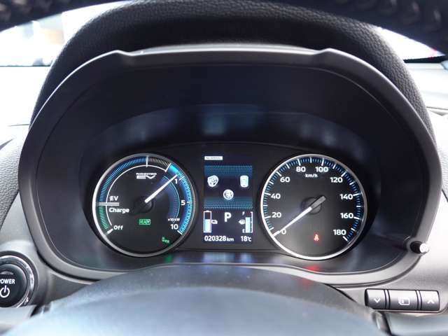 視認性の高いメーターです。