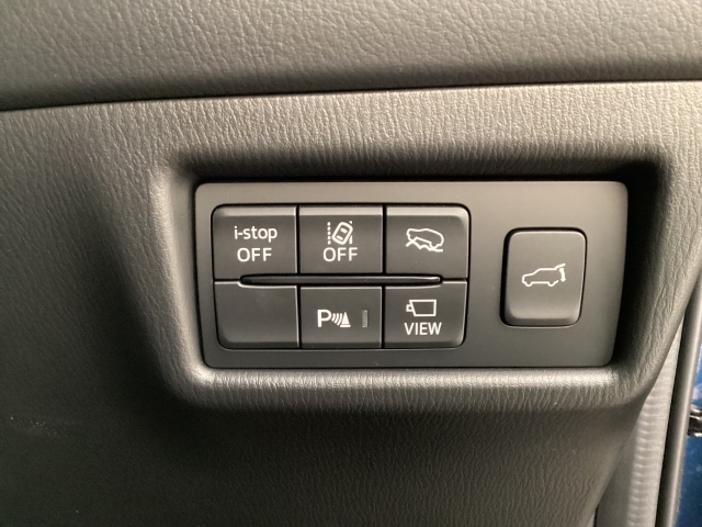 安全装置のスイッチは運転席パネル右下に集約されています。任意で切り替え可能なため状況に合わせてお使いください。