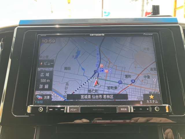 1度使うと手放せなくなるナビ付きです♪知らない街でも迷うことなく安心してドライブをお楽しみ頂けます。