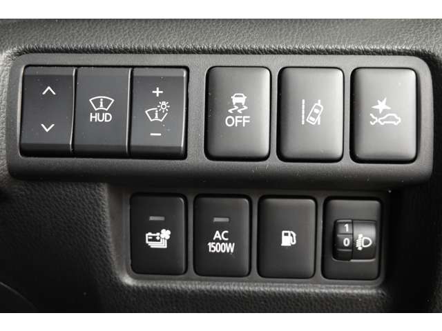 各スイッチも分かりやすく配置しております