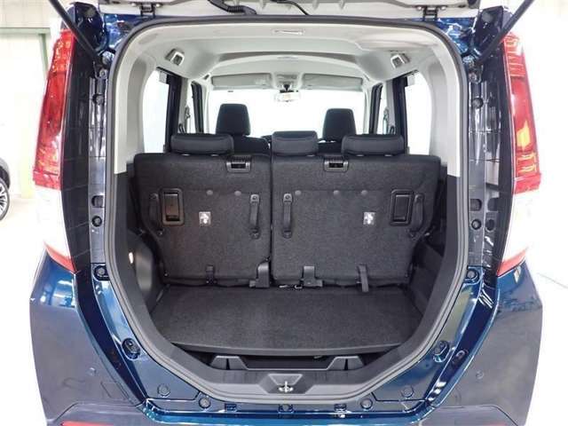 大きく開いて荷物の出し入れがラクラク