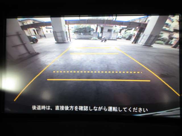 死角部には、後方の確認に便利なバックモニター付で安心です♪