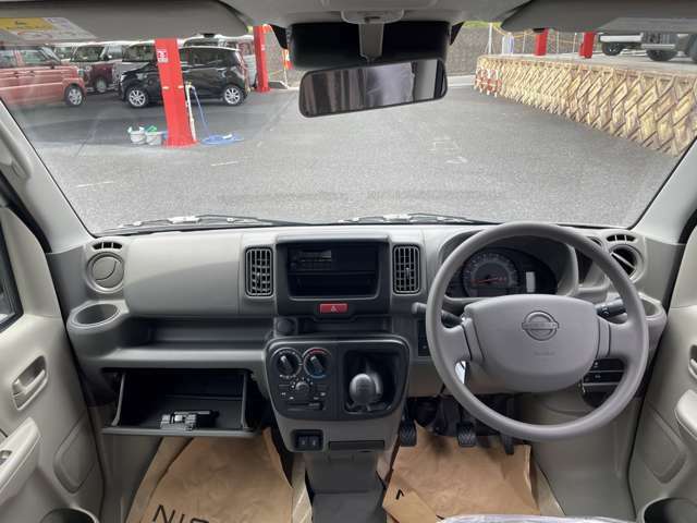 開けた視界で安心して運転できます！