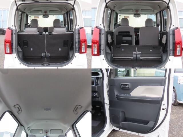 シートを倒せば、ラゲッジスペースがこんなにも広くなりますよ♪