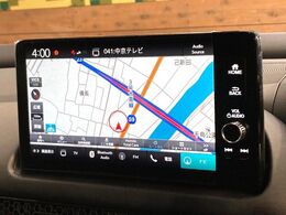 【9インチ　ホンダコネクトディスプレイ】視認性の高い大画面ディスプレイでナビの使用や、お持ちのスマートフォンと連携したbluetoothでの音楽再生が可能です♪