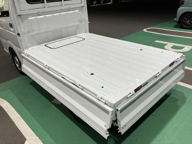 荷台は防腐鋼板を採用。錆対策もバッチリ！