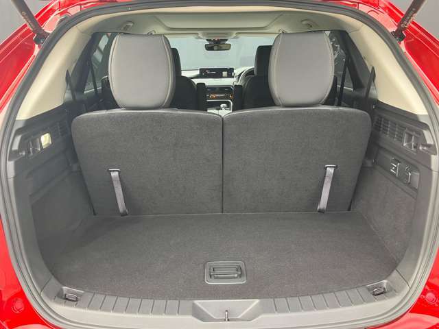 3列目シートは5：5分割可倒式です。荷物の大きさに合わせてアレンジ可能です。