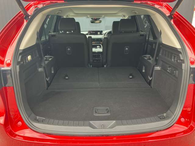 サードシートを倒せば大きな荷室をして利用できます。