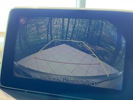 【バックカメラ】駐車時に後方がリアルタイム映像で確認できます。大型商業施設や立体駐車場での駐車時や、夜間のバック時に大活躍！運転スキルに関わらず、今や必須となった装備のひとつです！