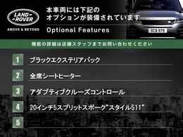 こちらの車両には表記のメーカーオプションが装備・装着されております。