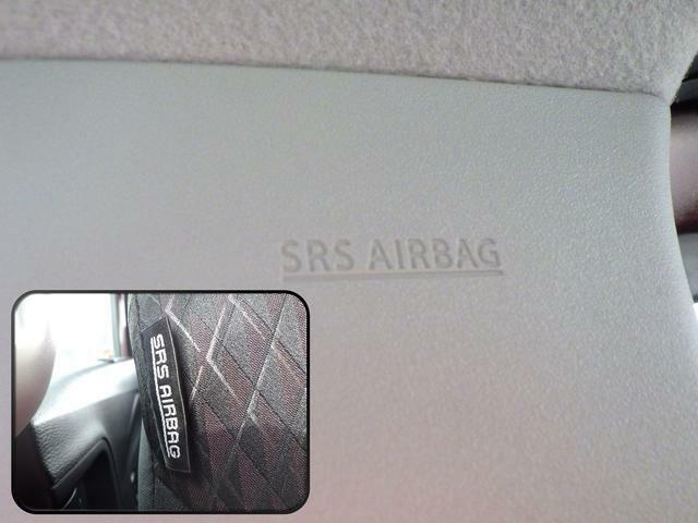 SRSカーテンエアバッグとフロントシートSRSサイドエアバッグが安心装備になっています。