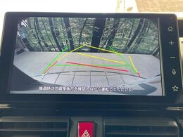 【バックカメラ】駐車時に後方がリアルタイム映像で確認できます。大型商業施設や立体駐車場での駐車時や、夜間のバック時に大活躍！運転スキルに関わらず、今や必須となった装備のひとつです！