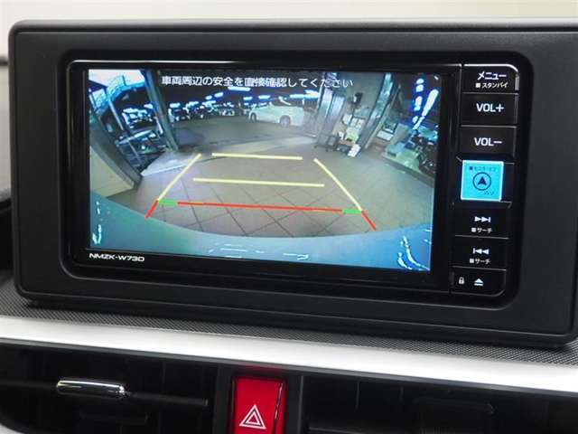 バックガイドモニター付なので駐車が苦手な方でも安心ですね！