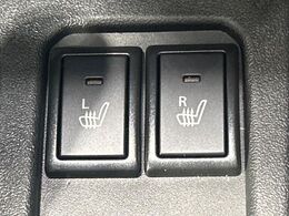 【シートヒーター】寒い日に重宝するシートヒーター！エアコンより早く温まってくれるので寒がりの人も安心ですね♪エアコンの温風は乾燥するから苦手、という方にもをおすすめです。