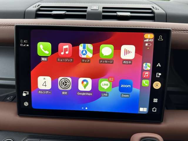 13.1インチタッチスクリーン・AppleCarPlay・AndroidAuto対応。
