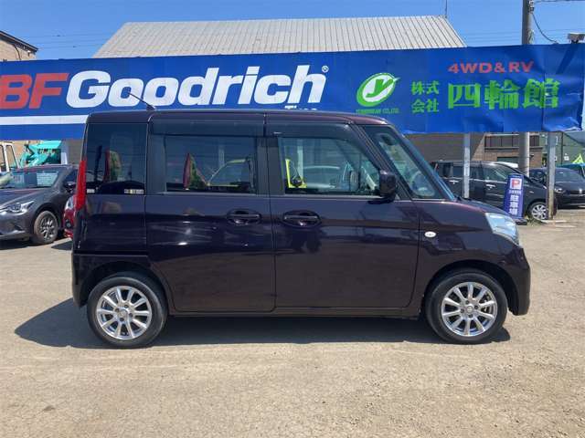 燃費がうれしいハイブリッド！スペーシアが入庫しました！乗り降り楽々の電動スライドドア搭載！デュアルカメラブレーキサポートが安全なドライブを支援します！