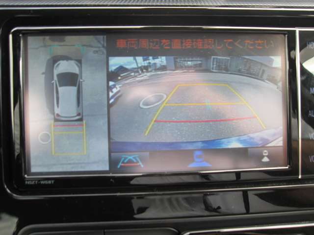 パノラミックビューモニター。空の上から見下ろすような視点でスムース駐車。